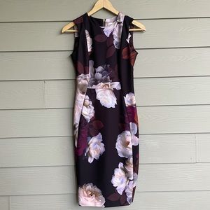 Calvin Klein Floral Sheath Dress